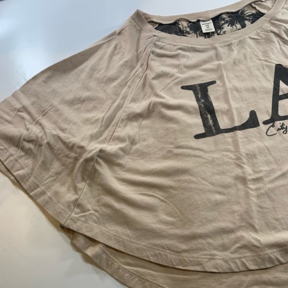Old Navy | Los Angeles Palm Tree Medium Top Oversized Kimono Style - Picture 8 of 8